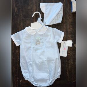 Petit Ami Brand Smocked Outfit